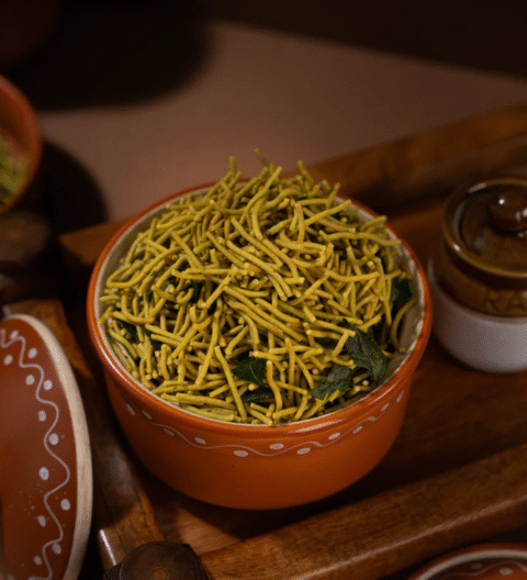 Palak Sev